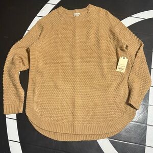 St. John's Bay Tan Knit Sweater